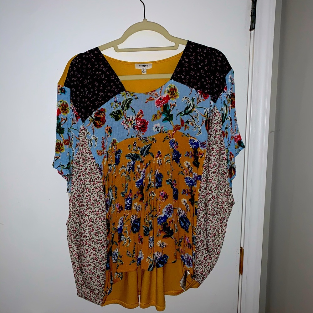 Short Sleeve Boho Blouse
